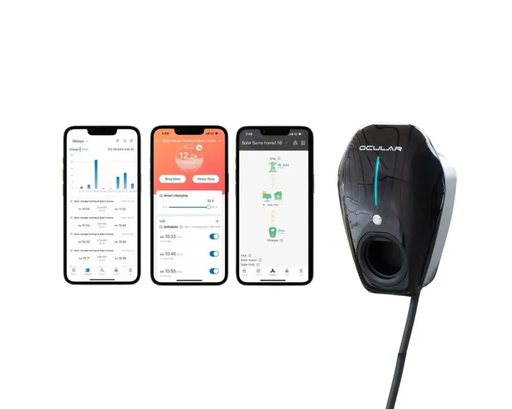 Ocular IQ Home Solar 7KW Tethered Charger